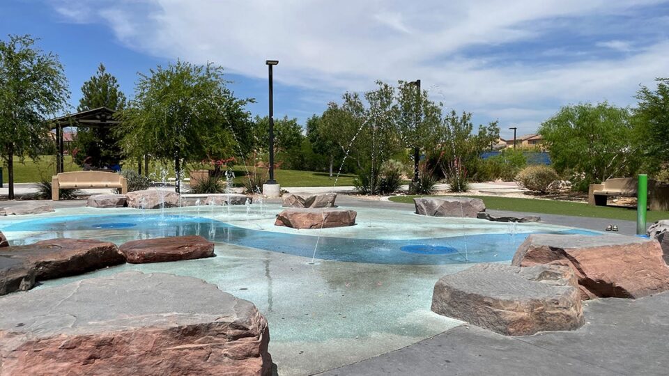 Splash Pads at Cougar Creek Park