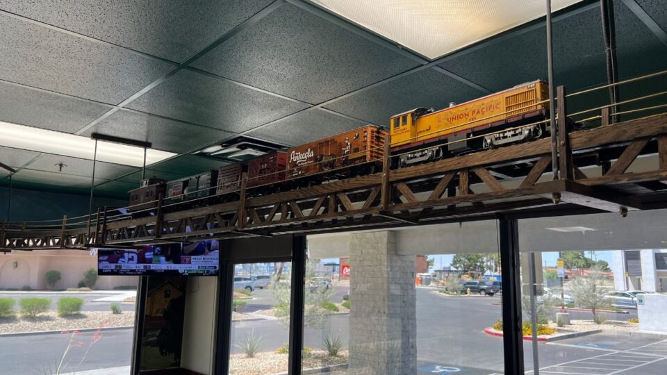 Toy Train Set at Egg Works