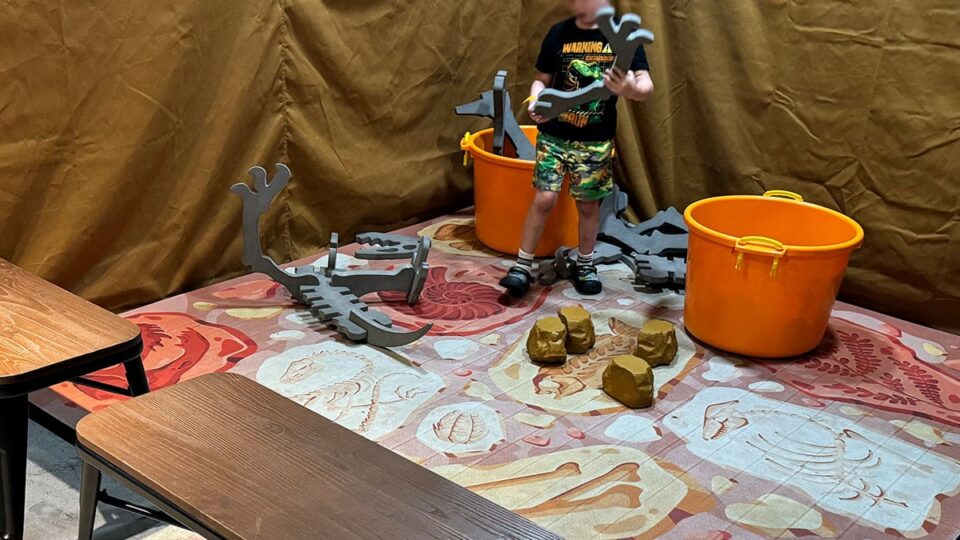 Build a 3D Dinosaur puzzle activity