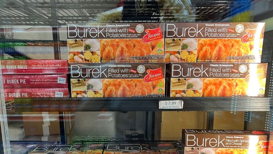 Burek Meat Pies at Euro Market & Smoke Shop
