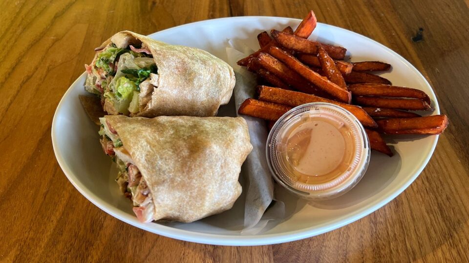 California Grilled Chicken Wrap from Greens and Protein