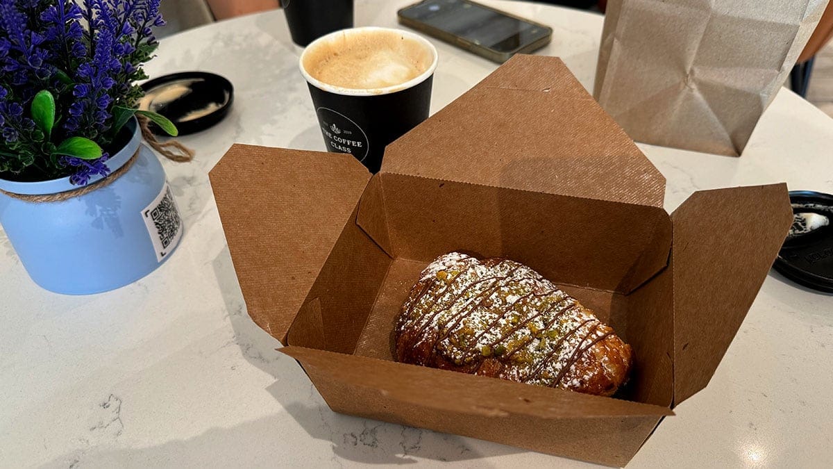 Chocolate Pistachio Croissant,