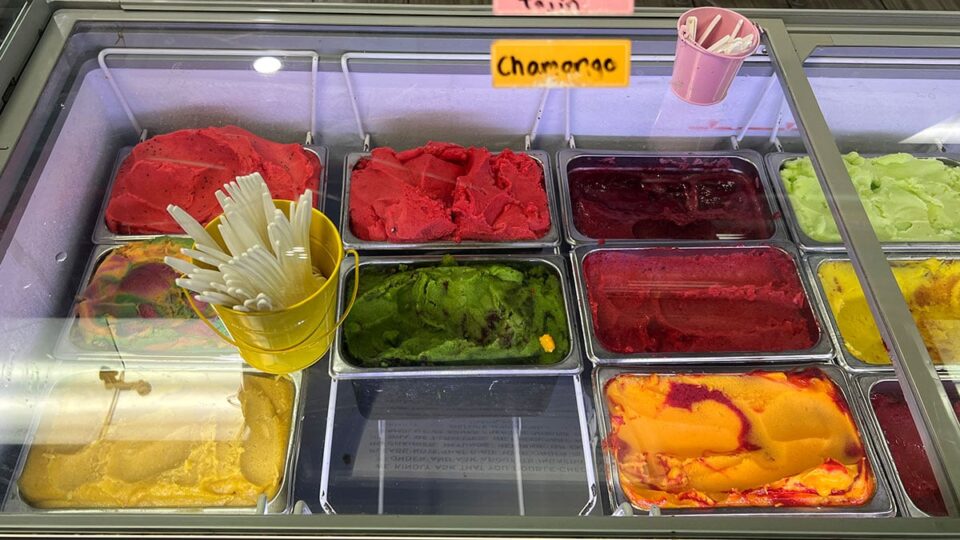 Fresh Fruit Ice Cream from La Real de Michoacán