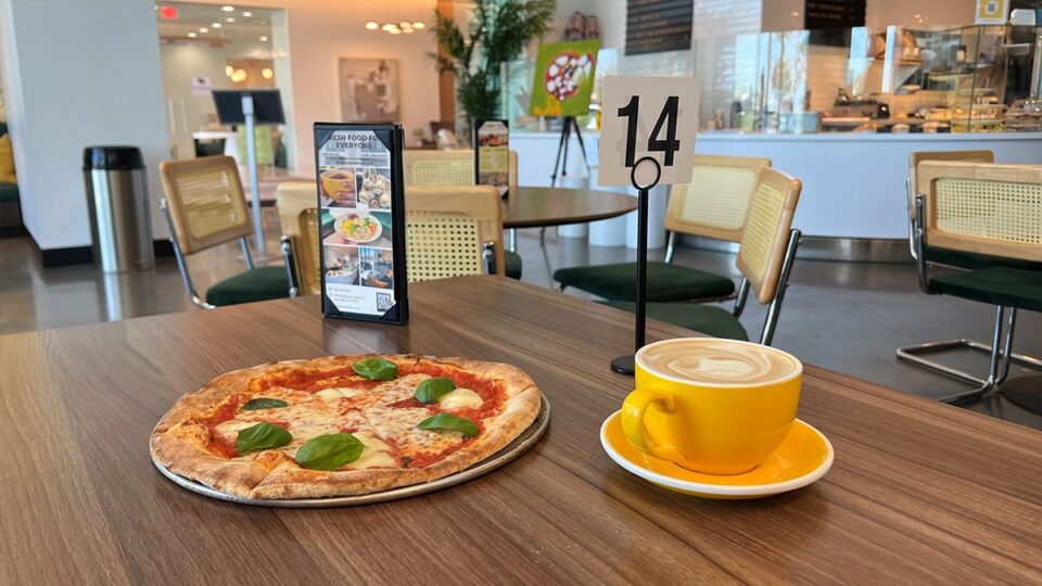 Margherita Pizza from Lemon Tree Cafe