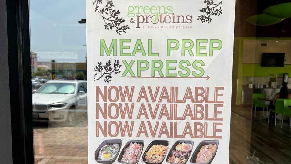 Meal Prep from Greens and Protein