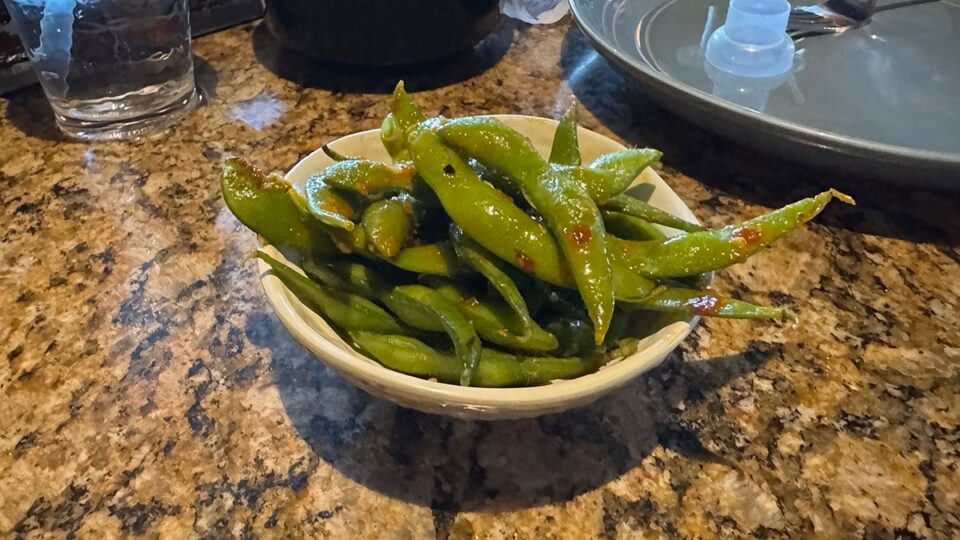 Spicy Edamame at Hokkaido