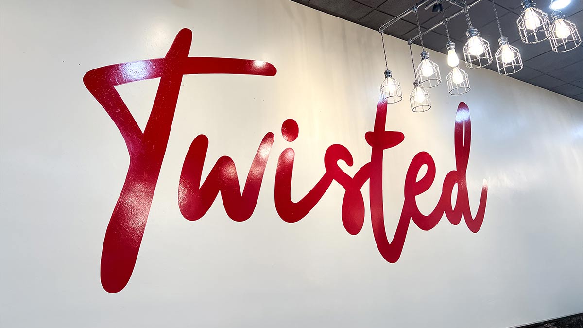 Twisted Sourdough Pizza Sign