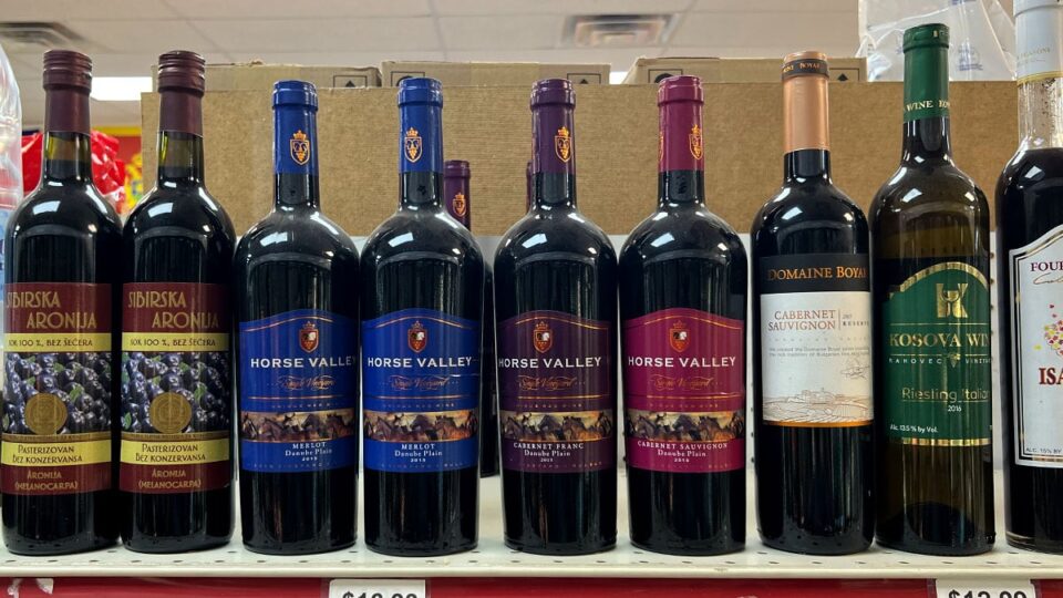 Wine at Euro Market & Smoke Shop