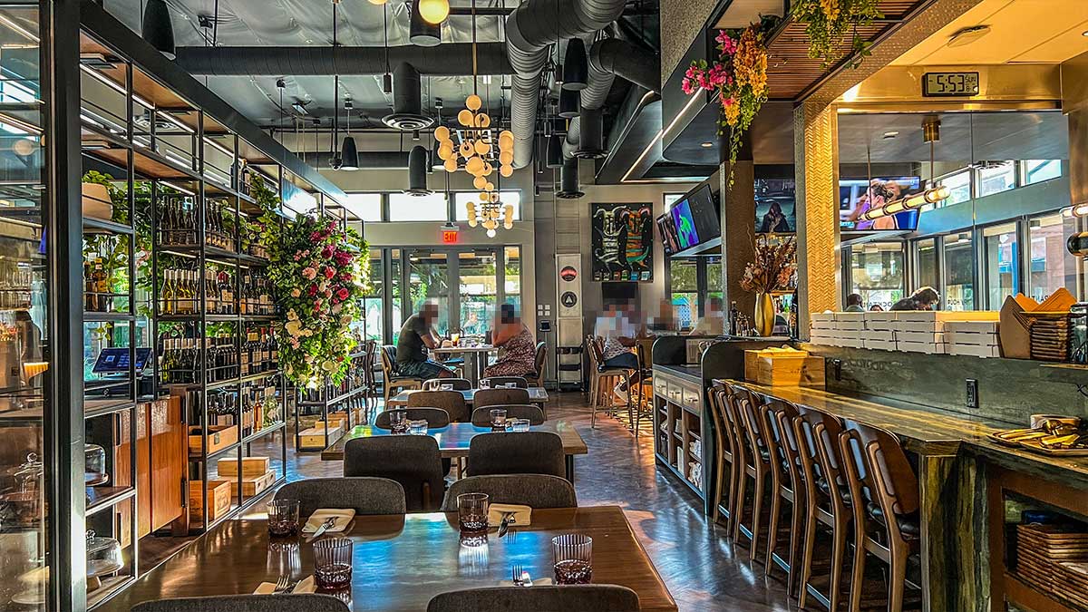 Amari Italian Kitchen Seating Area
