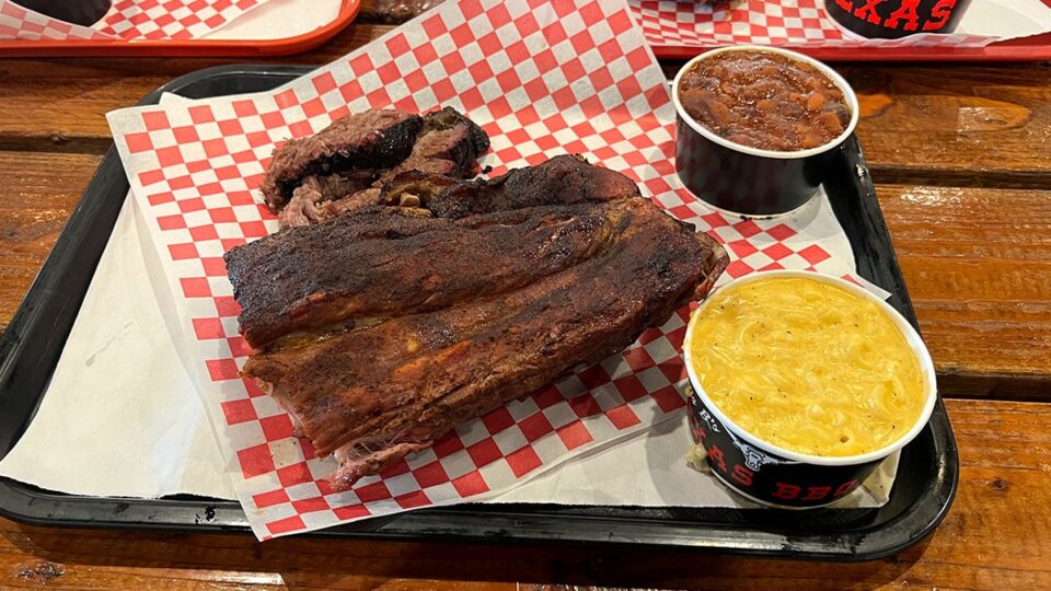 Baby Back Ribs and Brisket From Big B's Texas BBQ