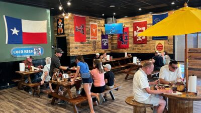 Dining Area of Big B's Texas BBQ