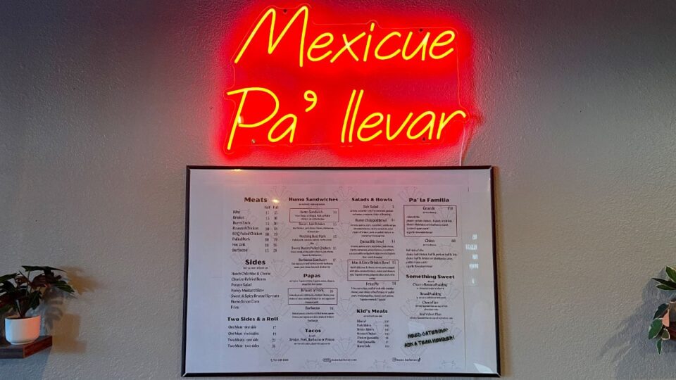 Humo Barbecue To Go Menu