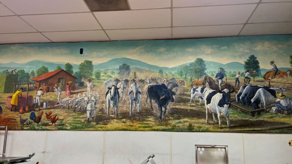 La Herradero Meat Market Mural