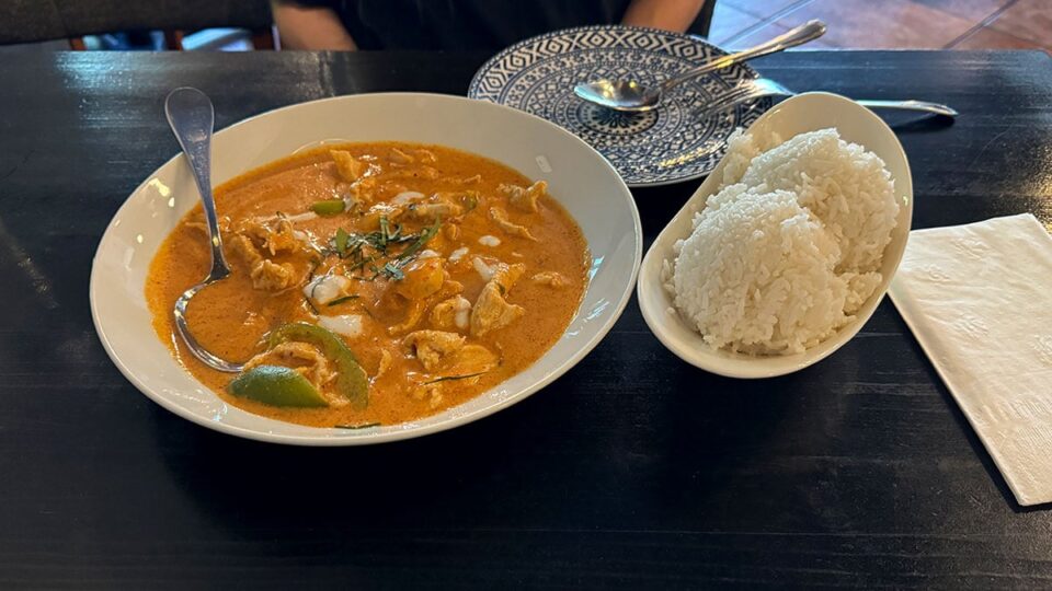 Spicy Chicken Panang Curry at Thai Legends