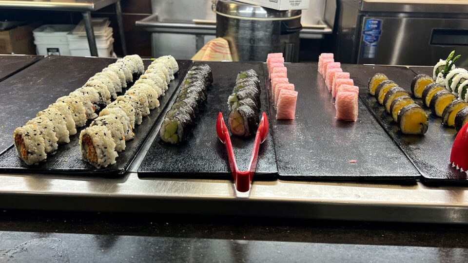 Sushi from Hibachi Grill and Supreme Buffet