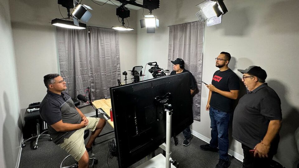 Video and Podcast Studio at Anthony Paglia's Office