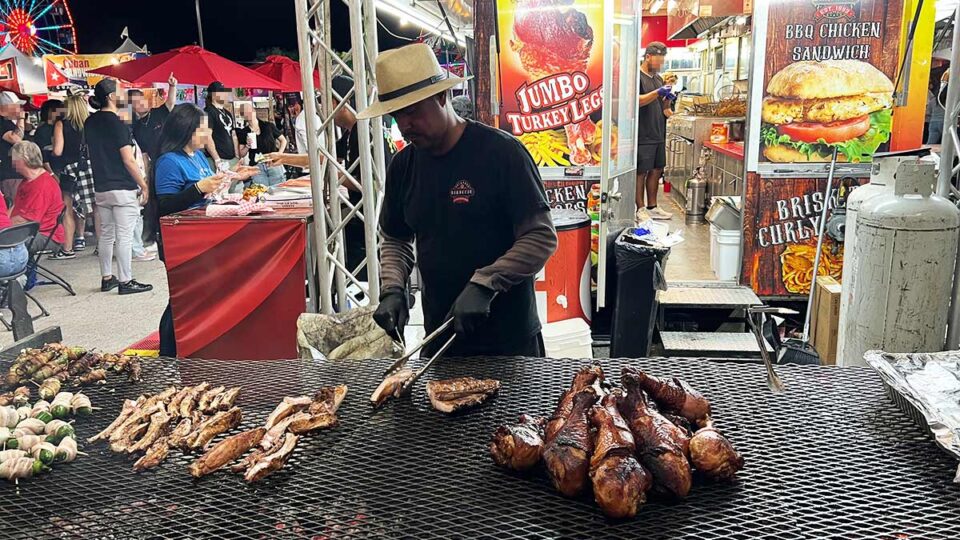 BBQ at San Gennaro Feast