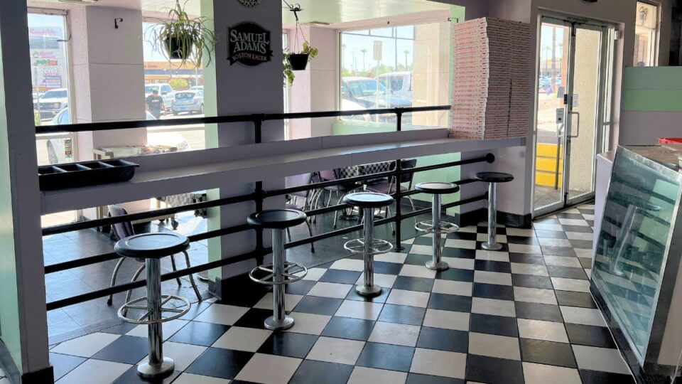 Barside Stools at Metro Pizza