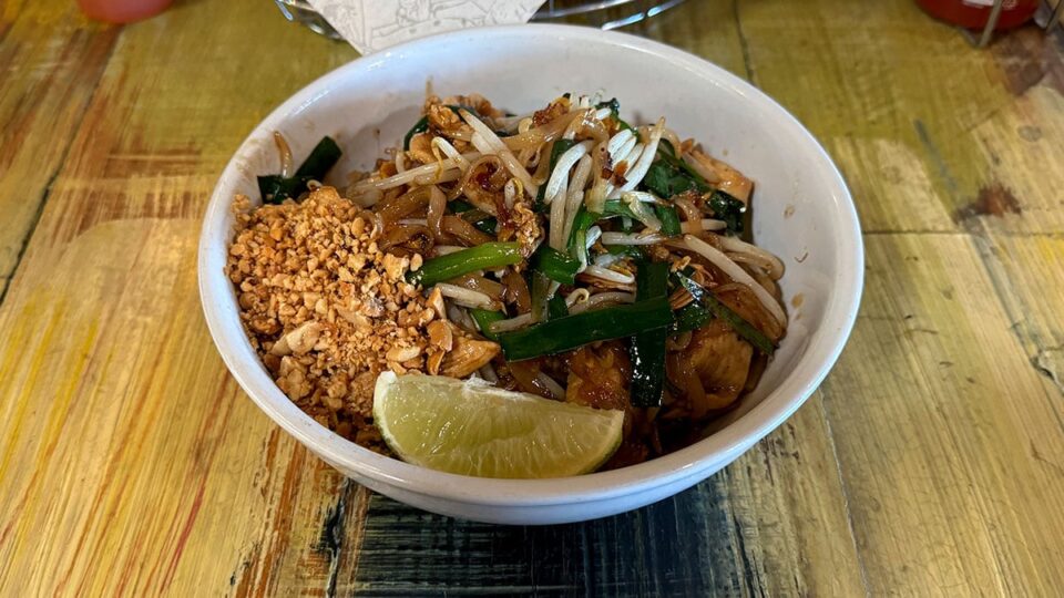 Chicken Pad Thai at Block 9
