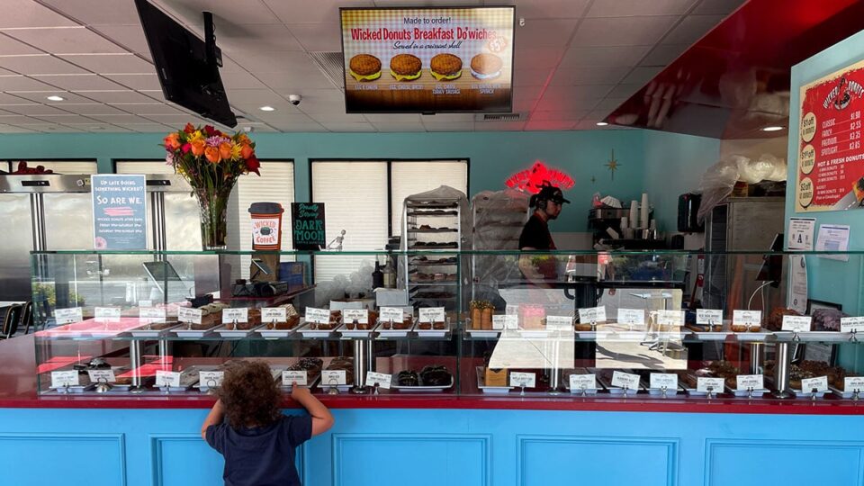 Donut Glass at Wicked Donuts