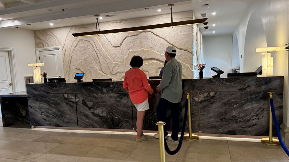 Front Desk at the JW Marriott in Summerlin