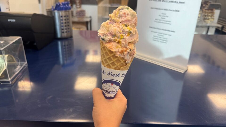 Ice Cream Cone From Handel’s Homemade Ice Cream