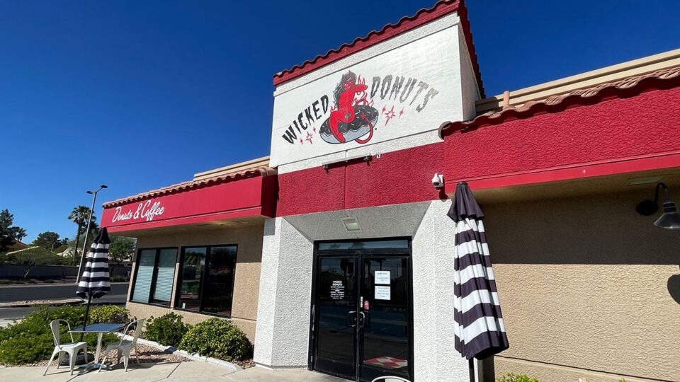 Outside of Wicked Donuts in Summerlin
