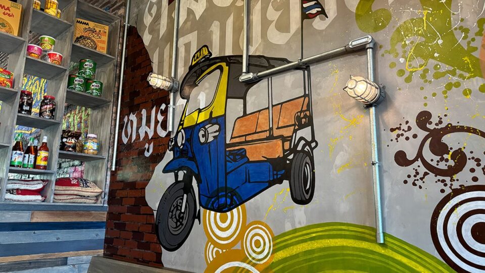 The unofficial Country's Mascot - Thai TukTuk Mural.
