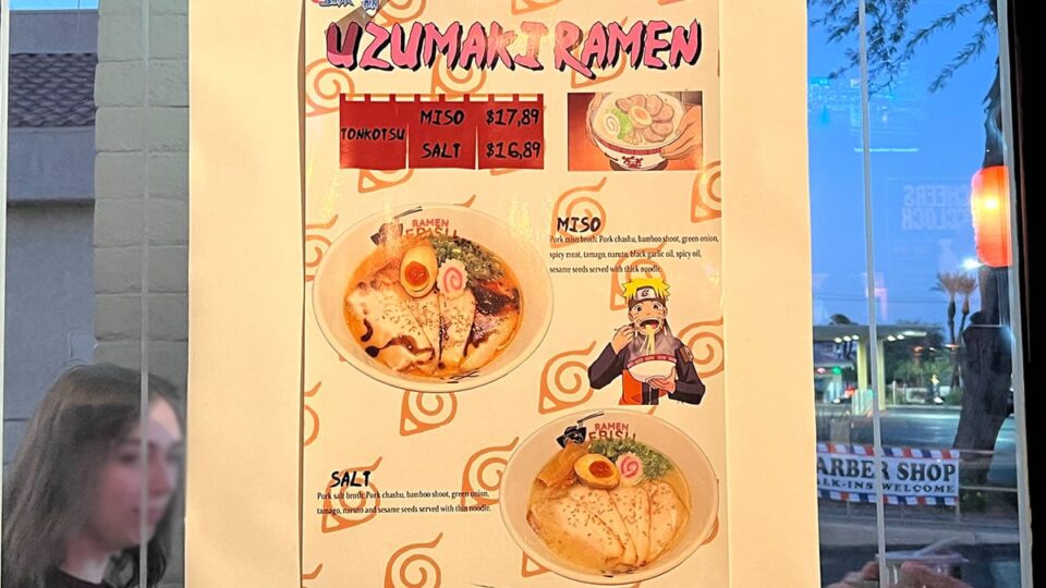 Uzumaki Ramen Bowl from Ramen Ebisu