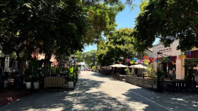 Santa Barbara, CA - Walking Down State St.