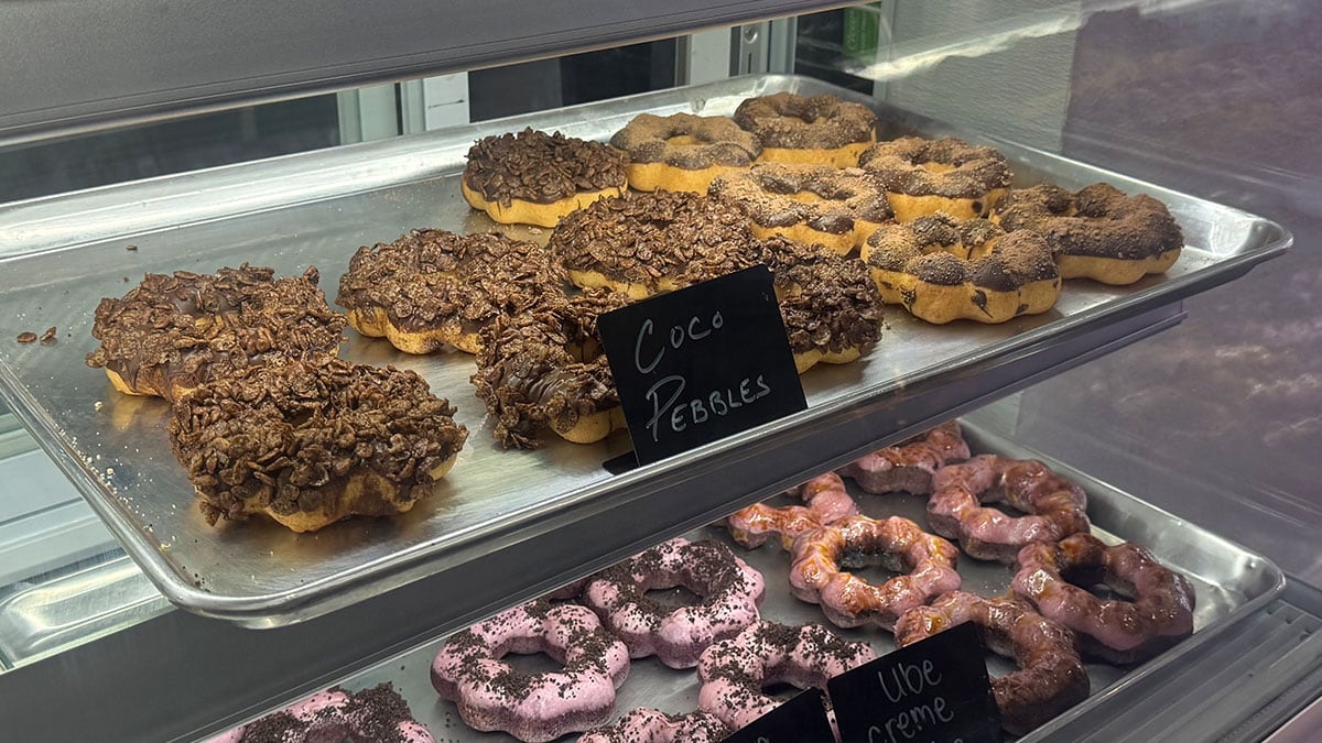 Yo Mochi Coco Pebbles Donuts