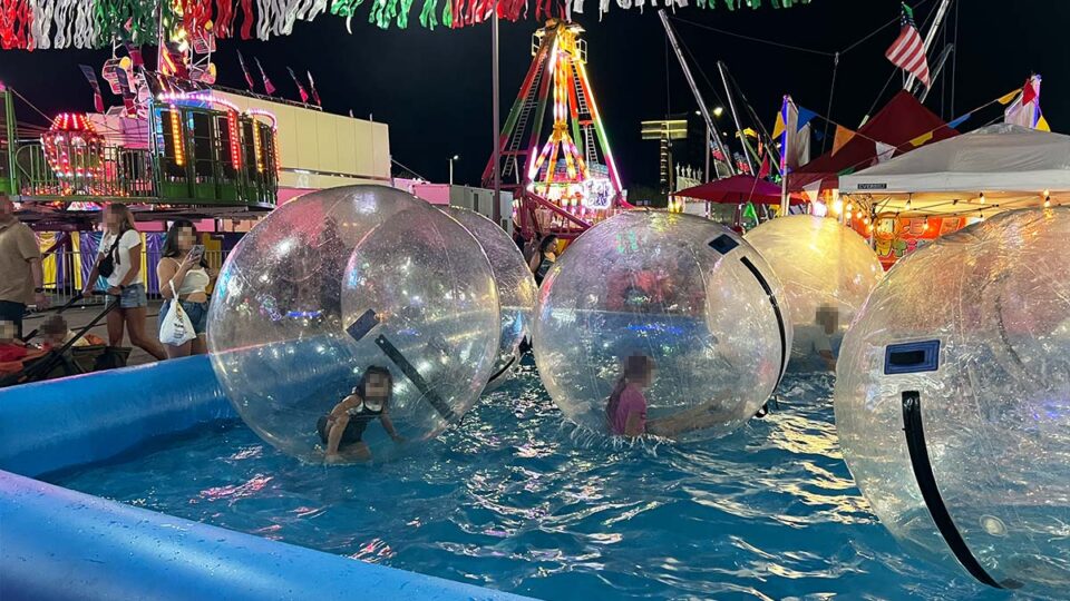 pool-ball game at San Gennaro Feast
