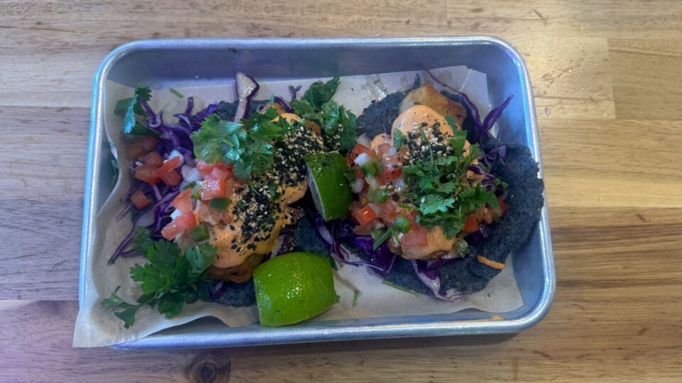 Beer-Battered Fish Tacos.