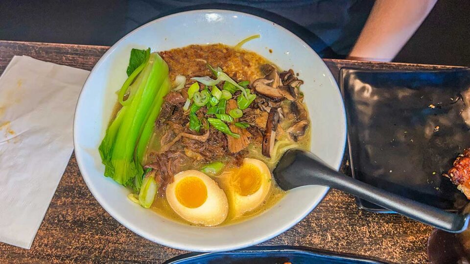 Da Oxtail signature ramen bowl at Shokku Ramen Las Vegas