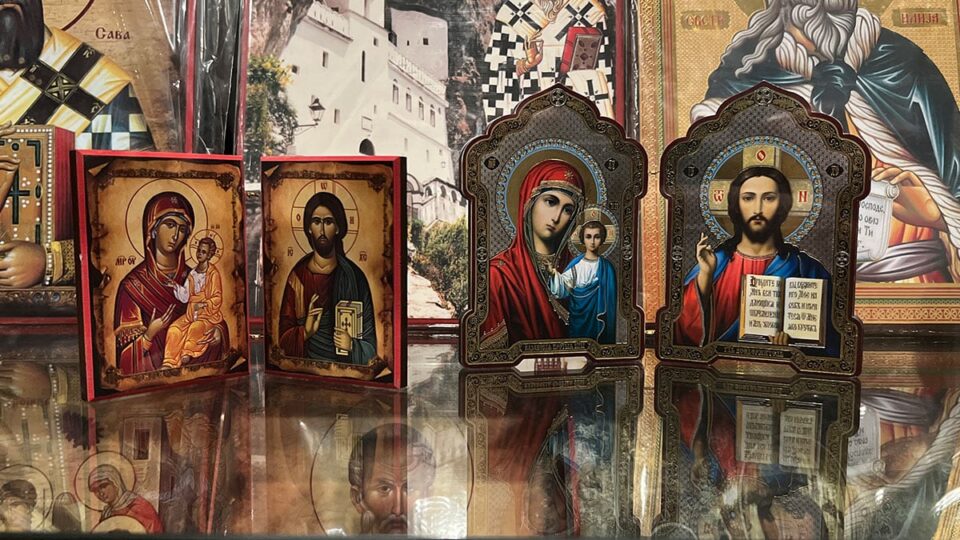 Orthodox Jesus Christ and Mary