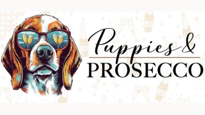 Puppies & Prosecco at Tivoli Village