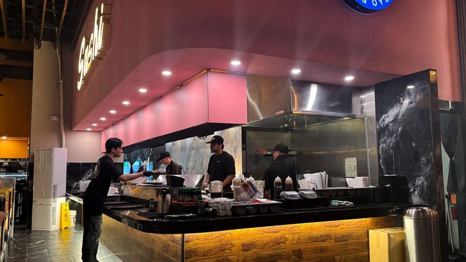 Second Chef Team working in the Oyster kitchen