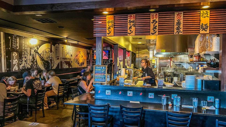 Shokku Ramen Bar Seating