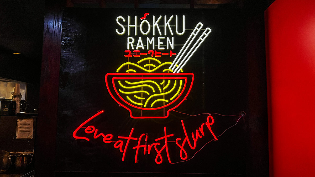 Shokku Ramen Neon Sign
