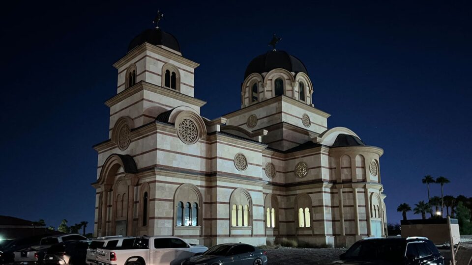 St. Simeon Serbian Orthodox Church in Las Vegas Under Construction