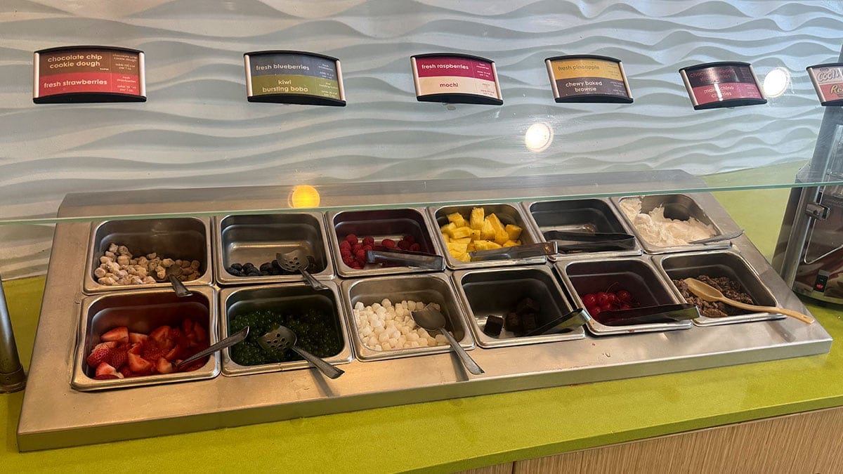 Toppings Bar
