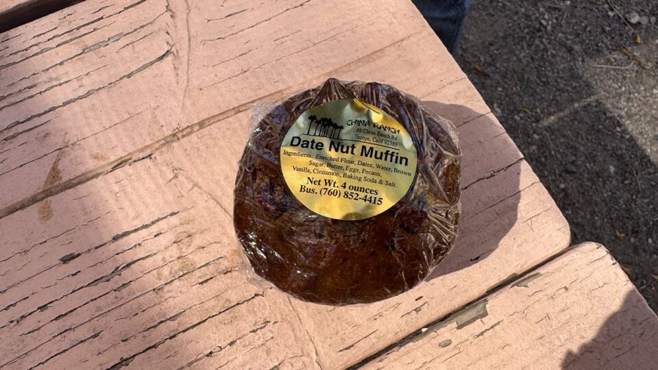 a Delicious Date Nut Muffin from China Ranch Date Farm