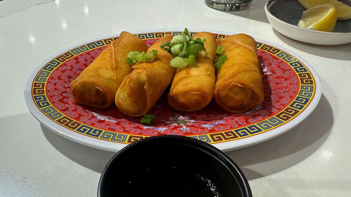 crispy vegetable spring rolls