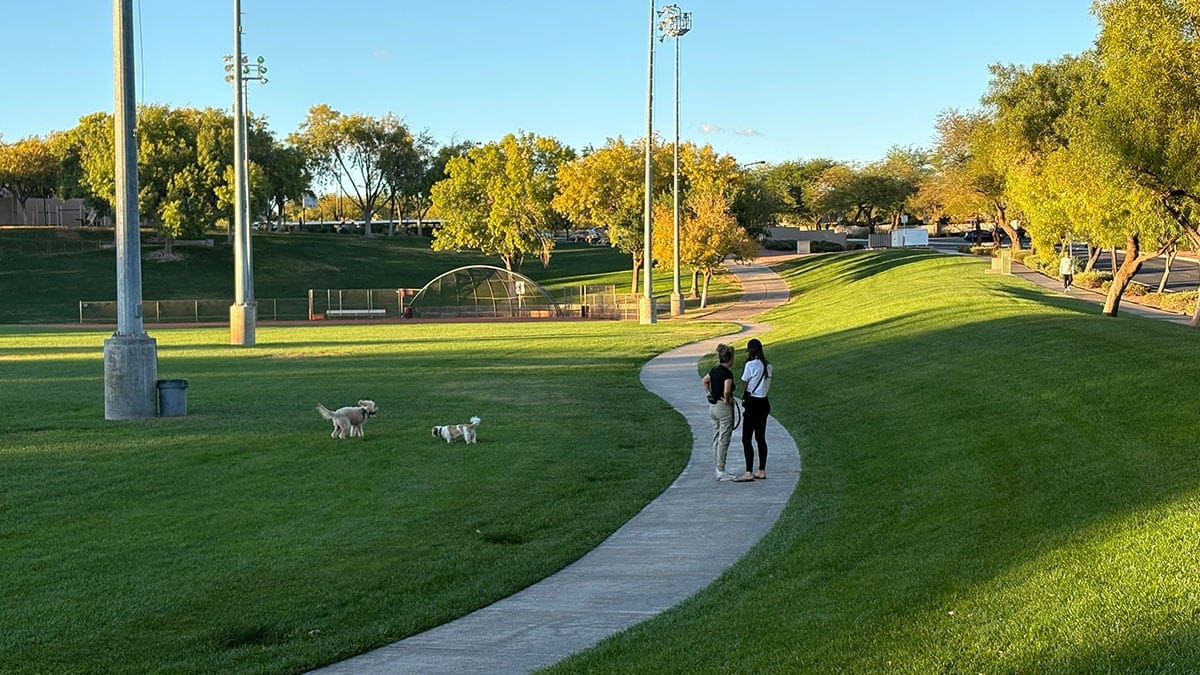 walking paths willows park