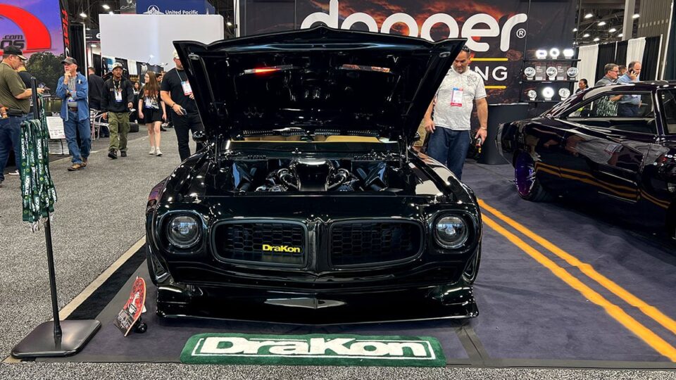 1970 Pontiac Firebird at Dapper Lighting Booth