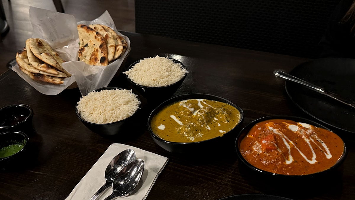 Dinner at Mint Indian Bistro