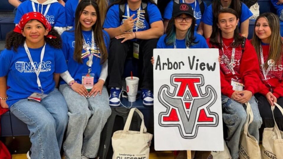 Aiayana Castro at Nevada Association of Student Councils State Conference