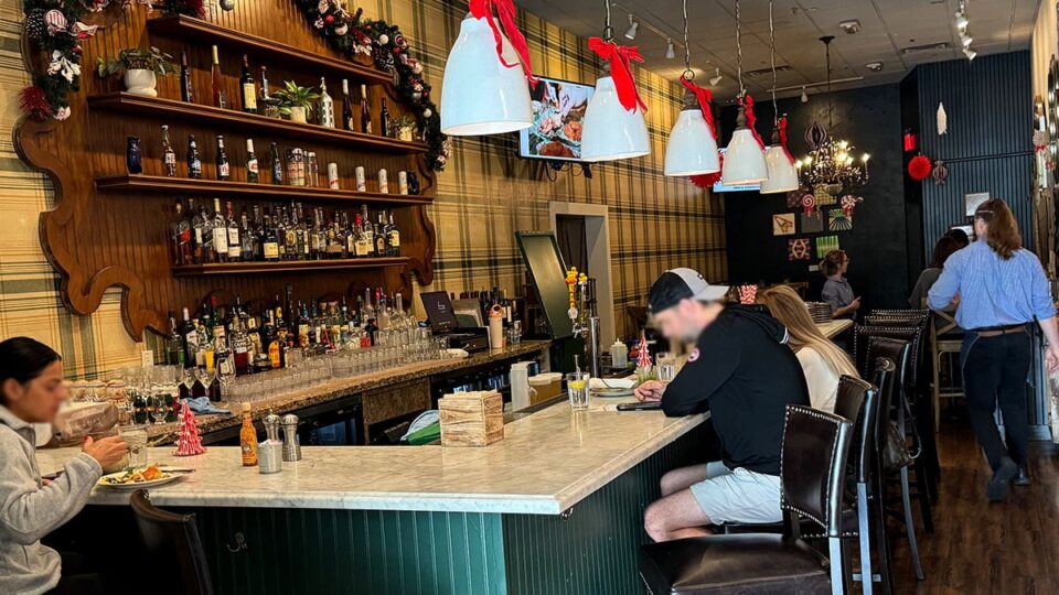Bar seating area at Honey Salt restaurant in Summerlin Las Vegas