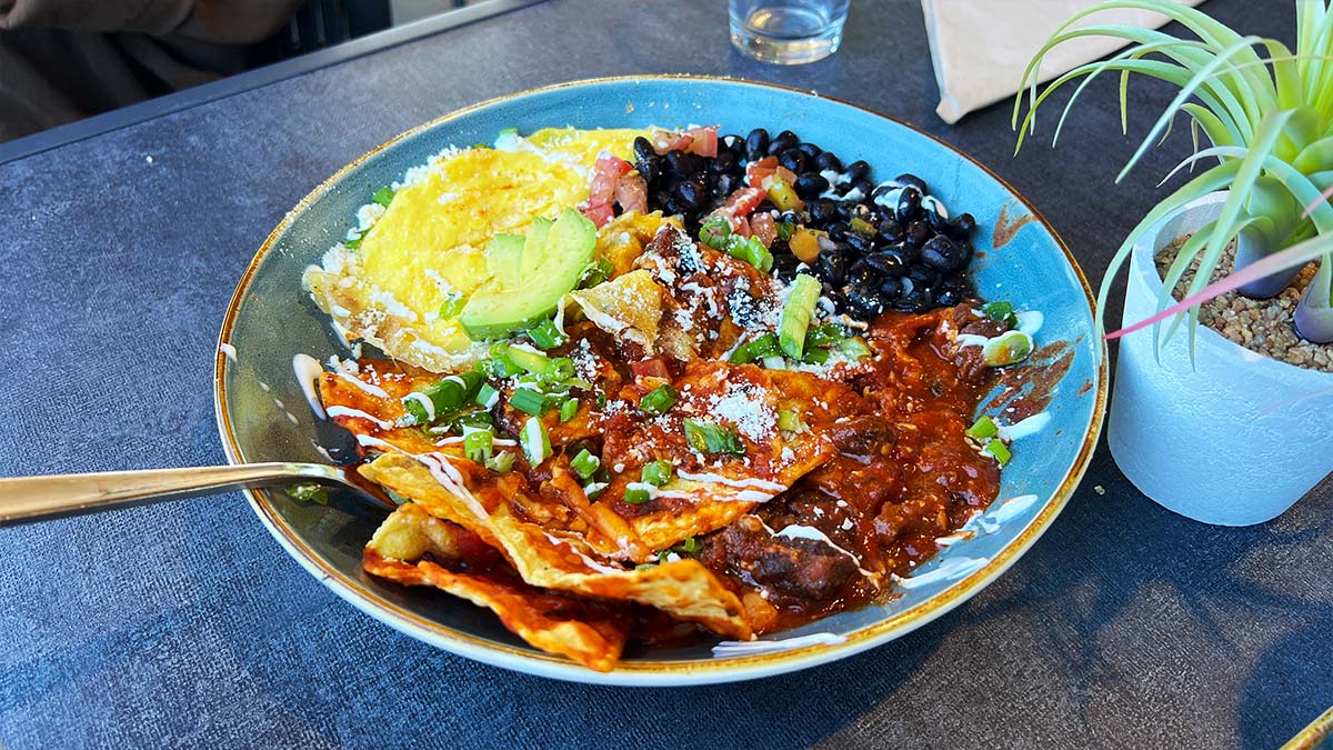 Barbacoa Chilaquiles Breakfast Bowl at First Watch