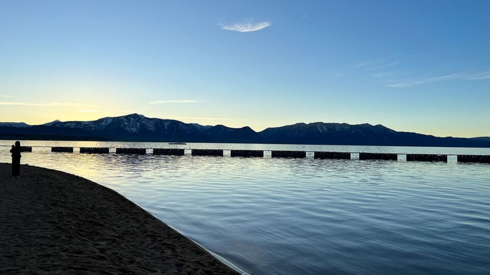 Lakeside Beach View at Lake Tahoe